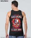 I AM AN AMERICAN FIRE SKULL FLAG ALL OVER PRINT - TLNZ1409221