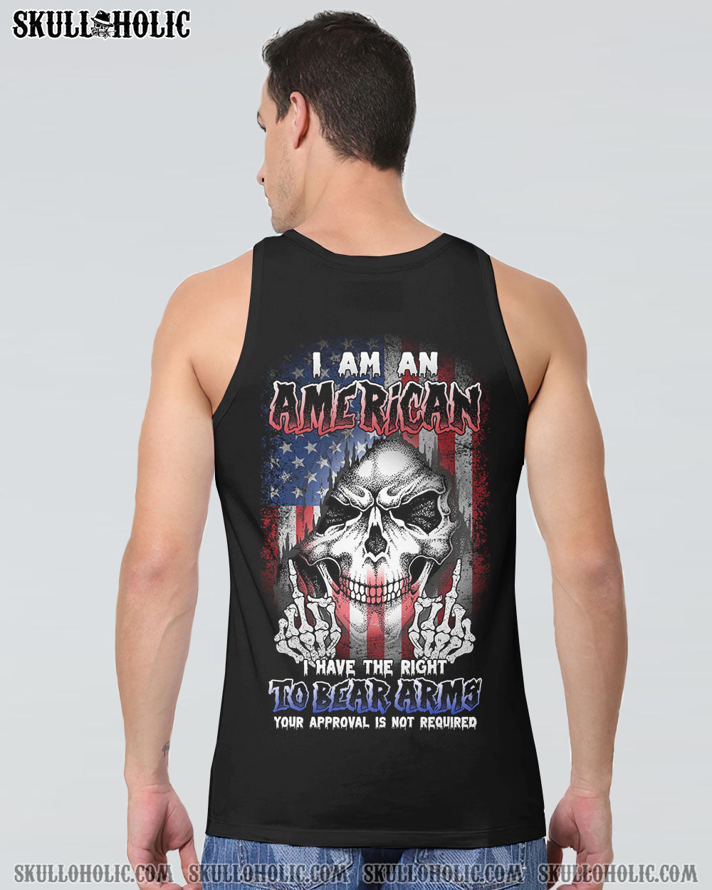 I AM AN AMERICAN REAPER FLAG ALL OVER PRINT - TLNZ1212224