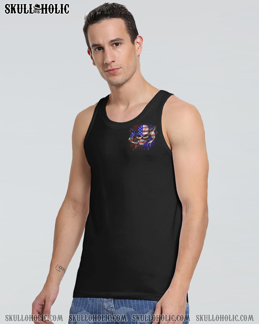 AMERICA LIVE IT SKULL FLAG ALL OVER PRINT - TLTM270922