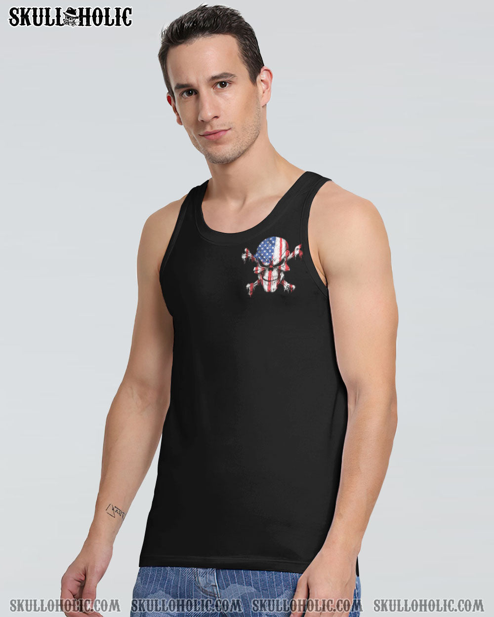 MY FLAG MY COUNTRY PATRIOTIC SKULL ALL OVER PRINT - YHHN3110221