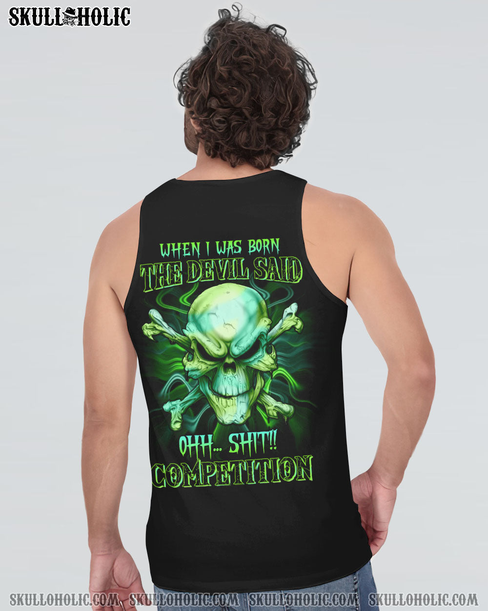 WHEN I WAS BORN MAD SKULL ALL OVER PRINT - TLTW2807224