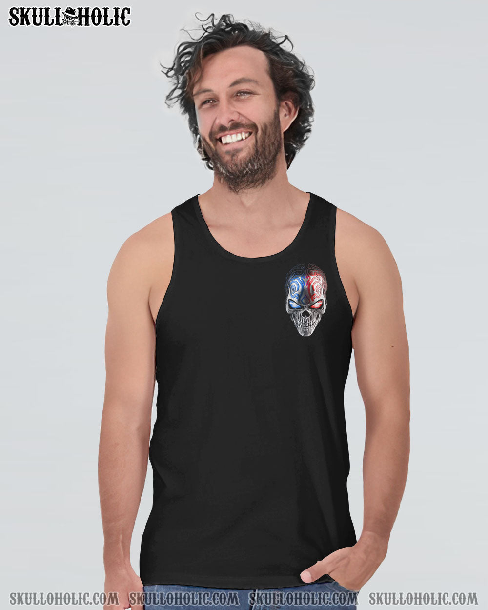 I AM AN AMERICAN SKULL ALL OVER PRINT - YHHN0212225
