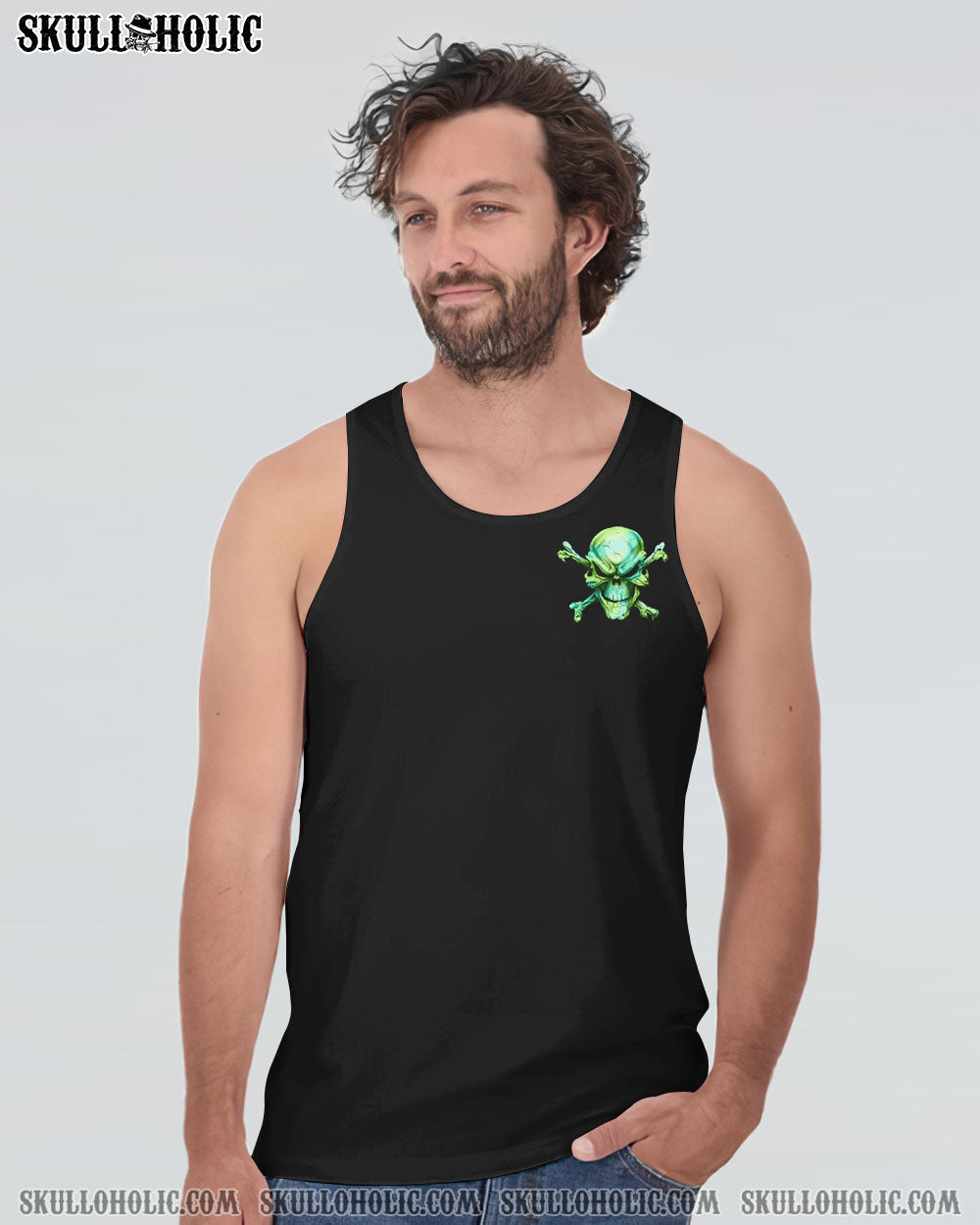WHEN I WAS BORN MAD SKULL ALL OVER PRINT - TLTW2807224