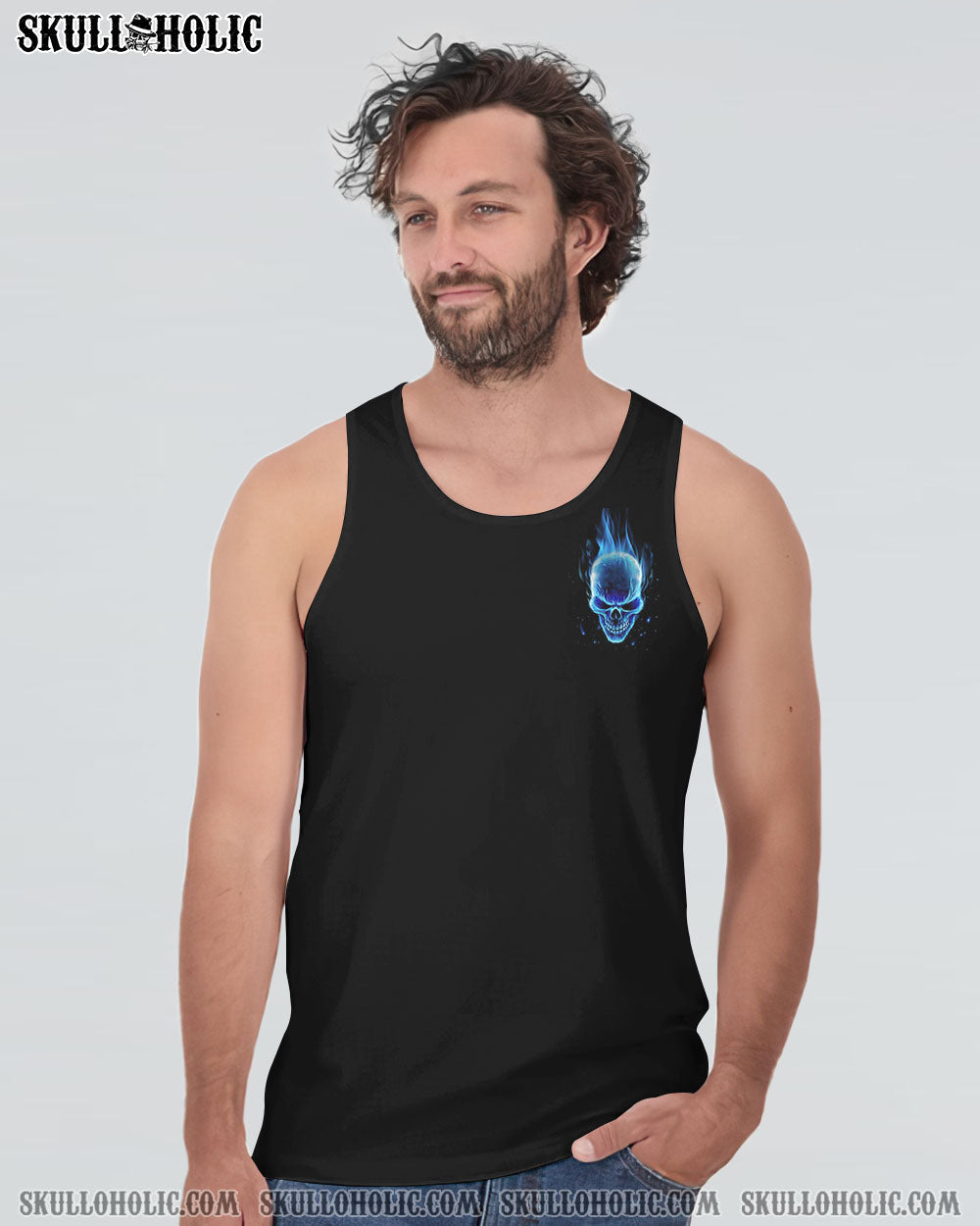 AMERICA LIVE IT FIRE SKULL FLAG ALL OVER PRINT - TLNO0510222