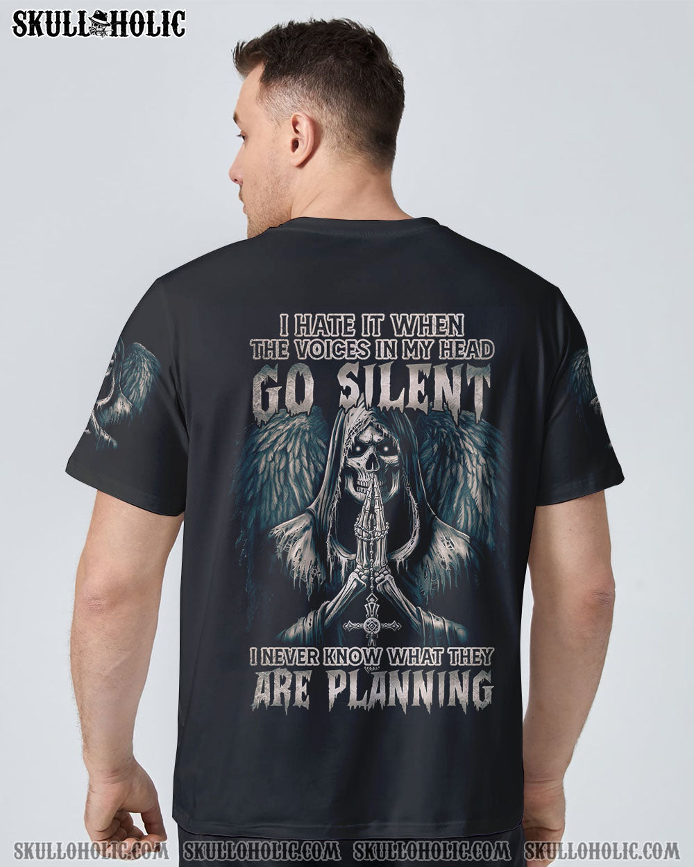 I HATE IT WHEN THE VOICES IN MY HEAD SKULL ALL OVER PRINT - TLTM2908224