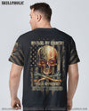 MY FLAG MY COUNTRY PATRIOTIC SKULL ALL OVER PRINT - YHTG1710225