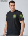 MY TEMPER CAN GO FROM ZERO SKULL ALL OVER PRINT - YHTG0710222