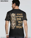 STUCK BETWEEN IDK IDC AND IDGAF SKULL ALL OVER PRINT - YHLN2312221