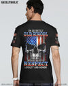 LOYALTY AND HONOR SKULL FLAG ALL OVER PRINT - TLTM2810223
