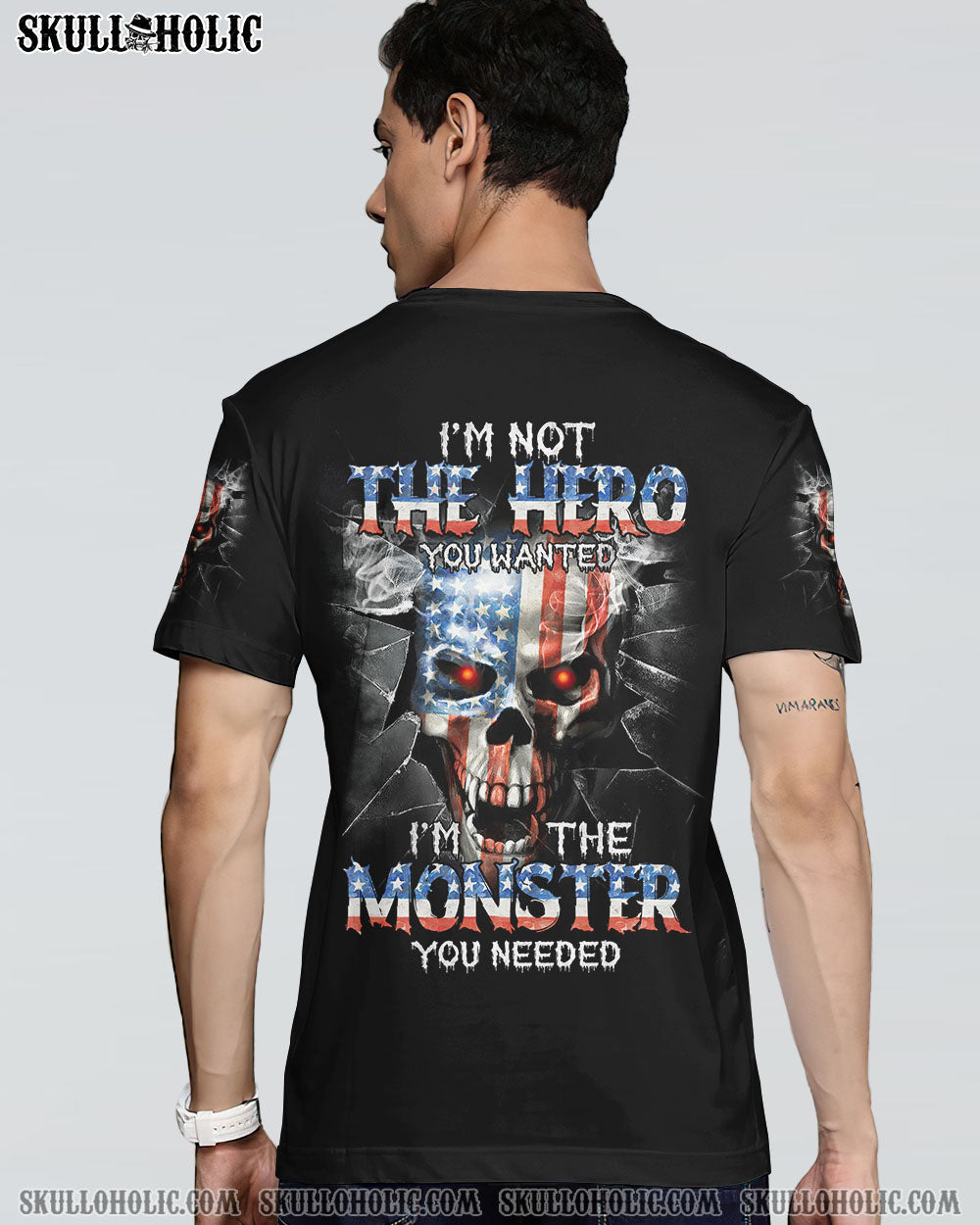 I'M NOT THE HERO SKULL ALL OVER PRINT - TLTM2511222