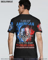 I AM AN AMERICAN SKULL ALL OVER PRINT - YHHN0212225