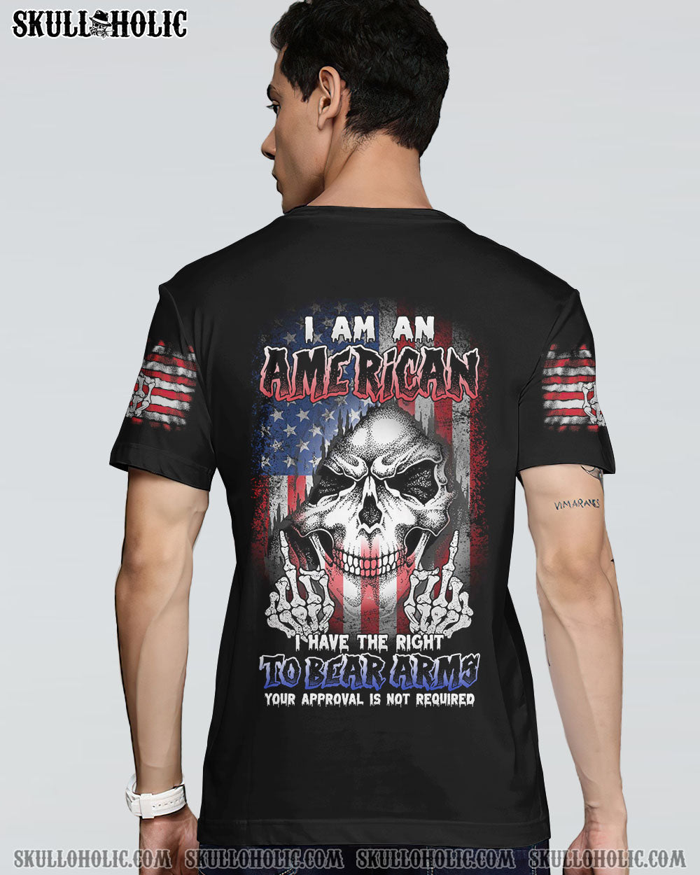 I AM AN AMERICAN REAPER FLAG ALL OVER PRINT - TLNZ1212224
