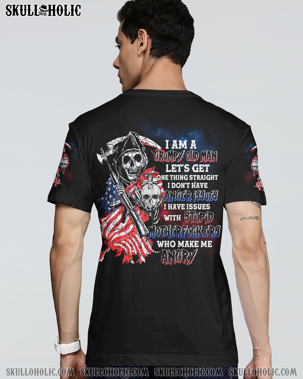 I AM A GRUMPY OLD MAN REAPER FLAG ALL OVER PRINT - TLTC1808221