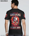 I AM AN AMERICAN FIRE SKULL FLAG ALL OVER PRINT - TLNZ1409221