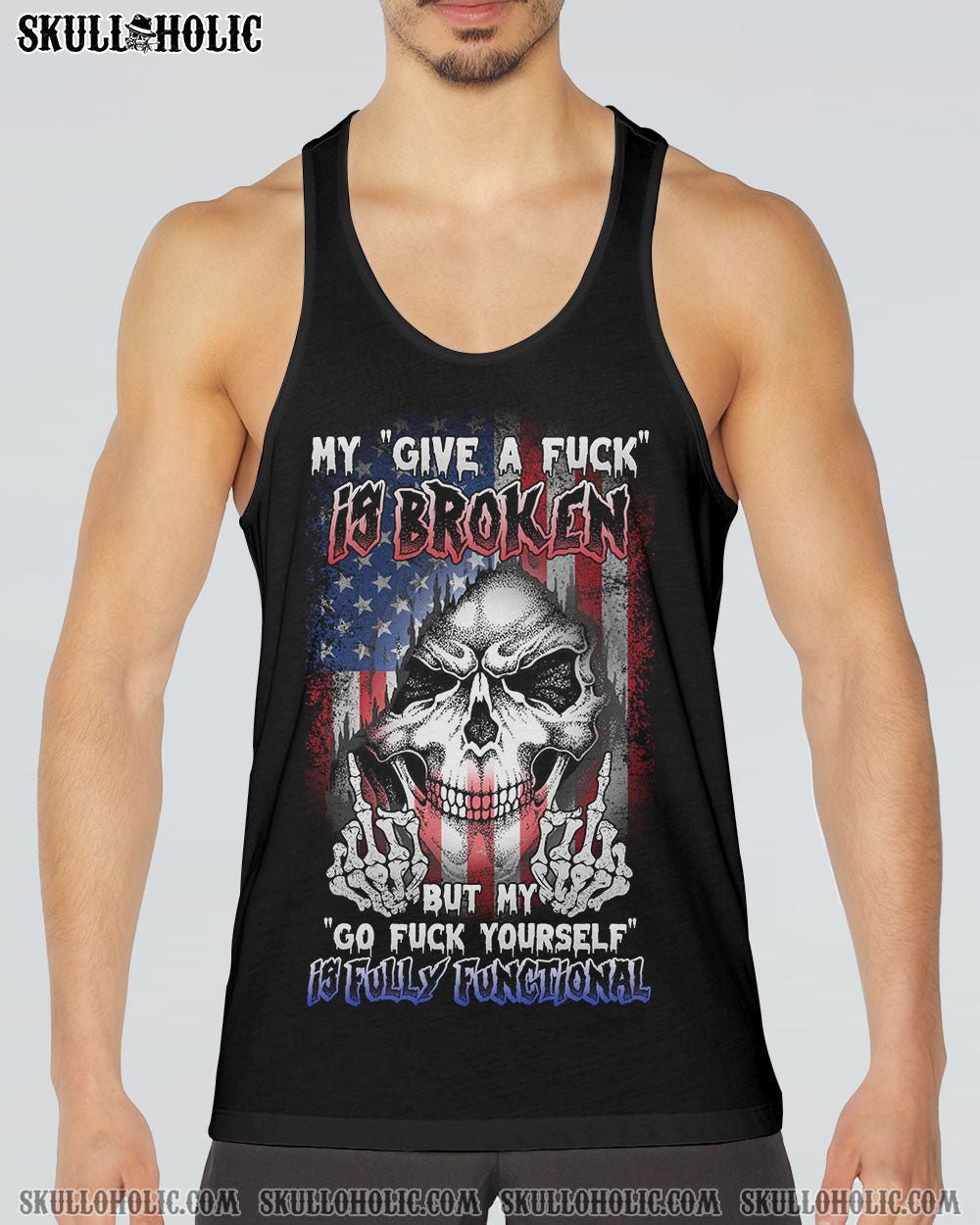 MY GIVE A F REAPER FLAG ALL OVER PRINT - TLNZ1111222