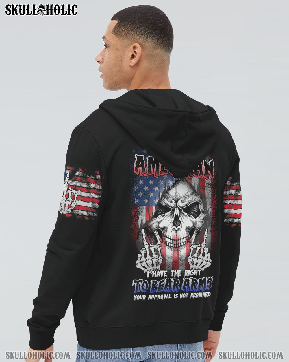 I AM AN AMERICAN REAPER FLAG ALL OVER PRINT - TLNZ1212224