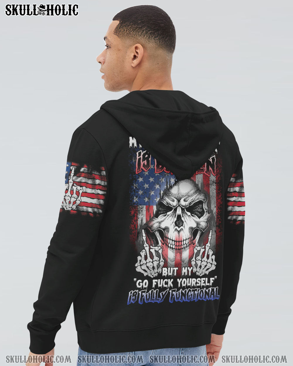 MY GIVE A F REAPER FLAG ALL OVER PRINT - TLNZ1111222