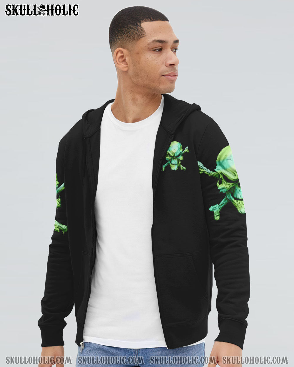WHEN I WAS BORN MAD SKULL ALL OVER PRINT - TLTW2807224