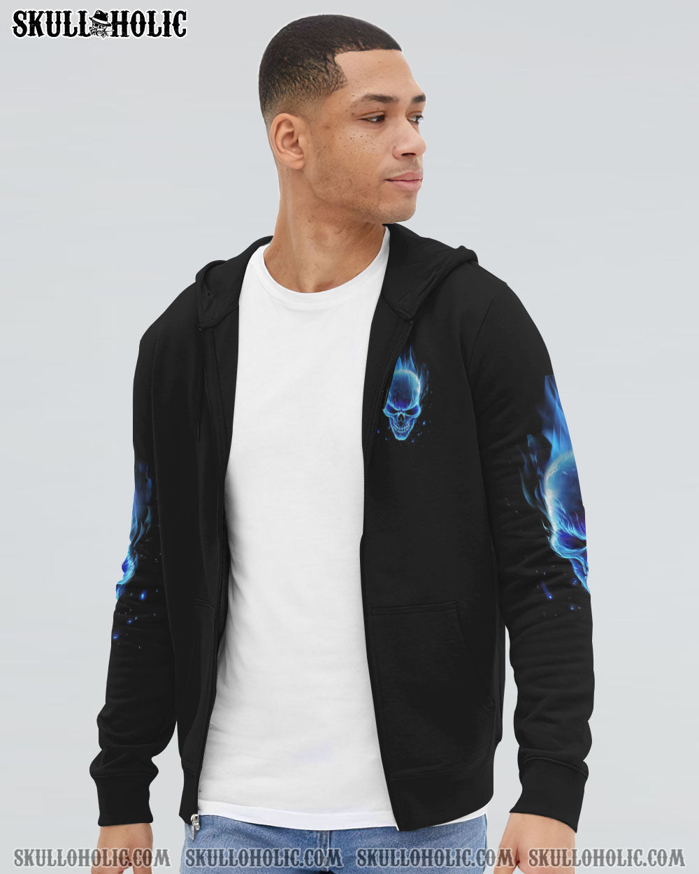 AMERICA LIVE IT FIRE SKULL FLAG ALL OVER PRINT - TLNO0510222