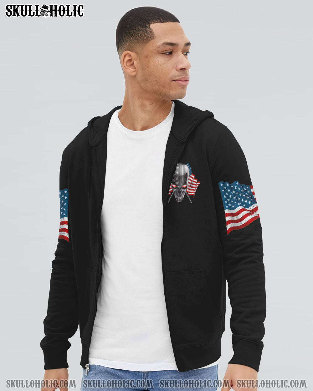 MY GIVE A F METAL SKULL FLAG ALL OVER PRINT - TLNZ3011223