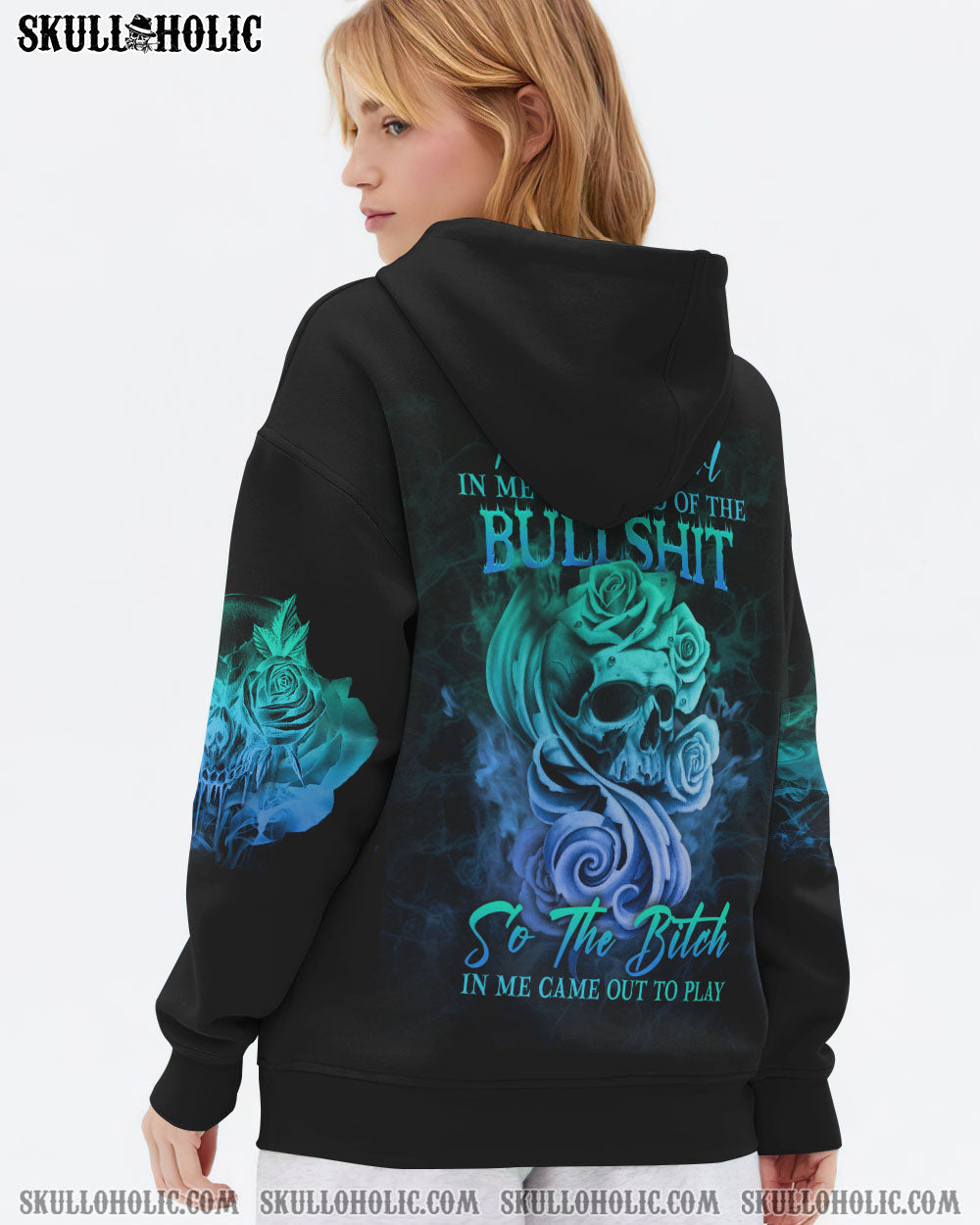 THE GOOD GIRL IN ME GOT TIRED SKULL ALL OVER PRINT - YHHG0809223