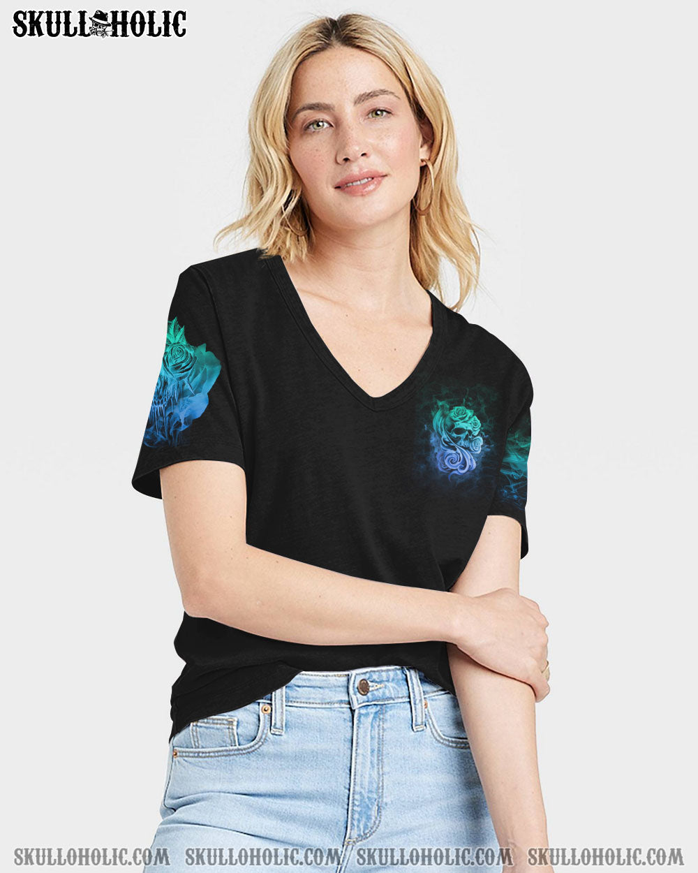 THE GOOD GIRL IN ME GOT TIRED SKULL ALL OVER PRINT - YHHG0809223