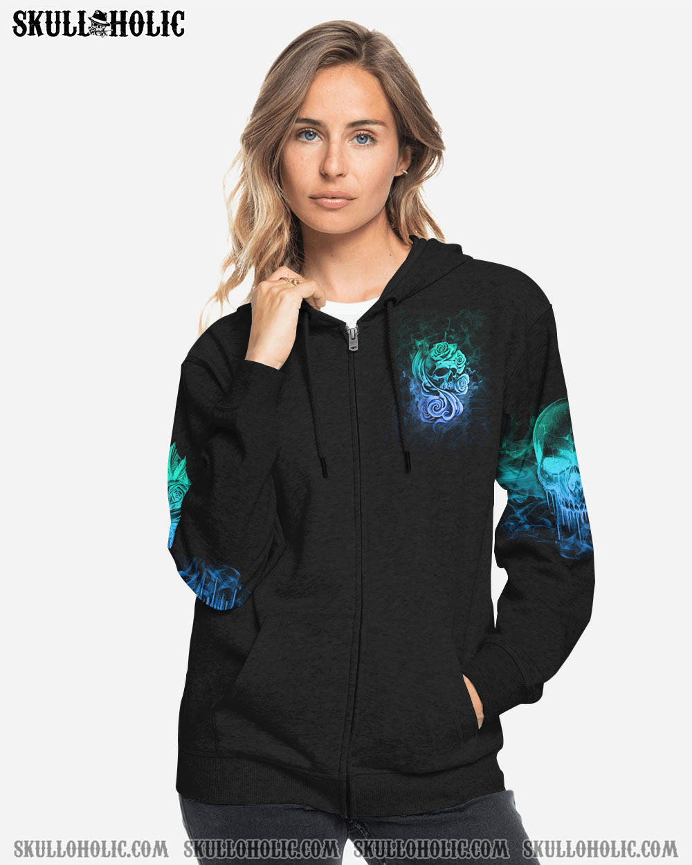 THE GOOD GIRL IN ME GOT TIRED SKULL ALL OVER PRINT - YHHG0809223