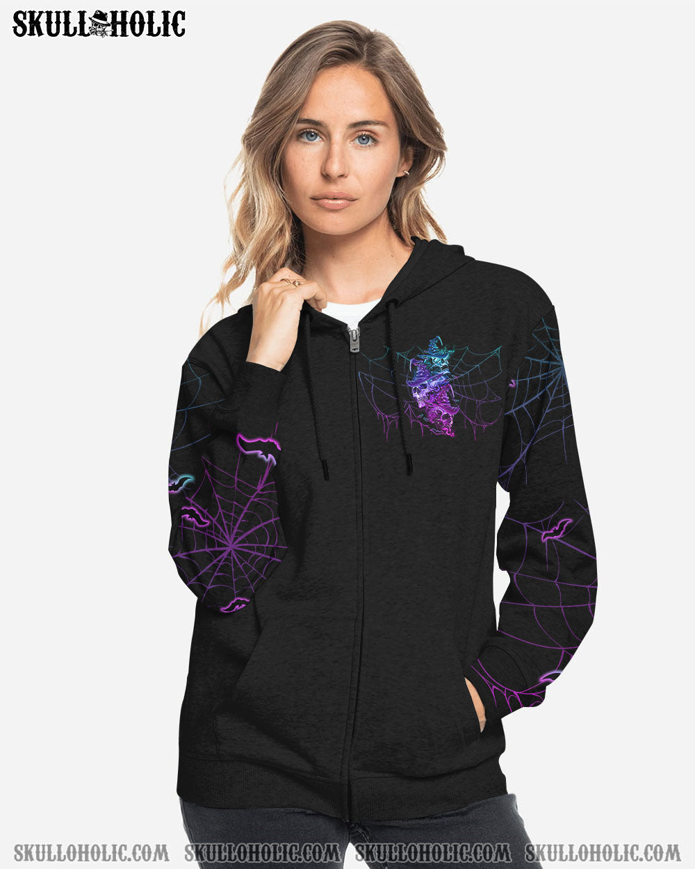 THE GOOD GIRL IN ME GOT TIRED SKULL WITCH HALLOWEEN ALL OVER PRINT - YHTG0908222