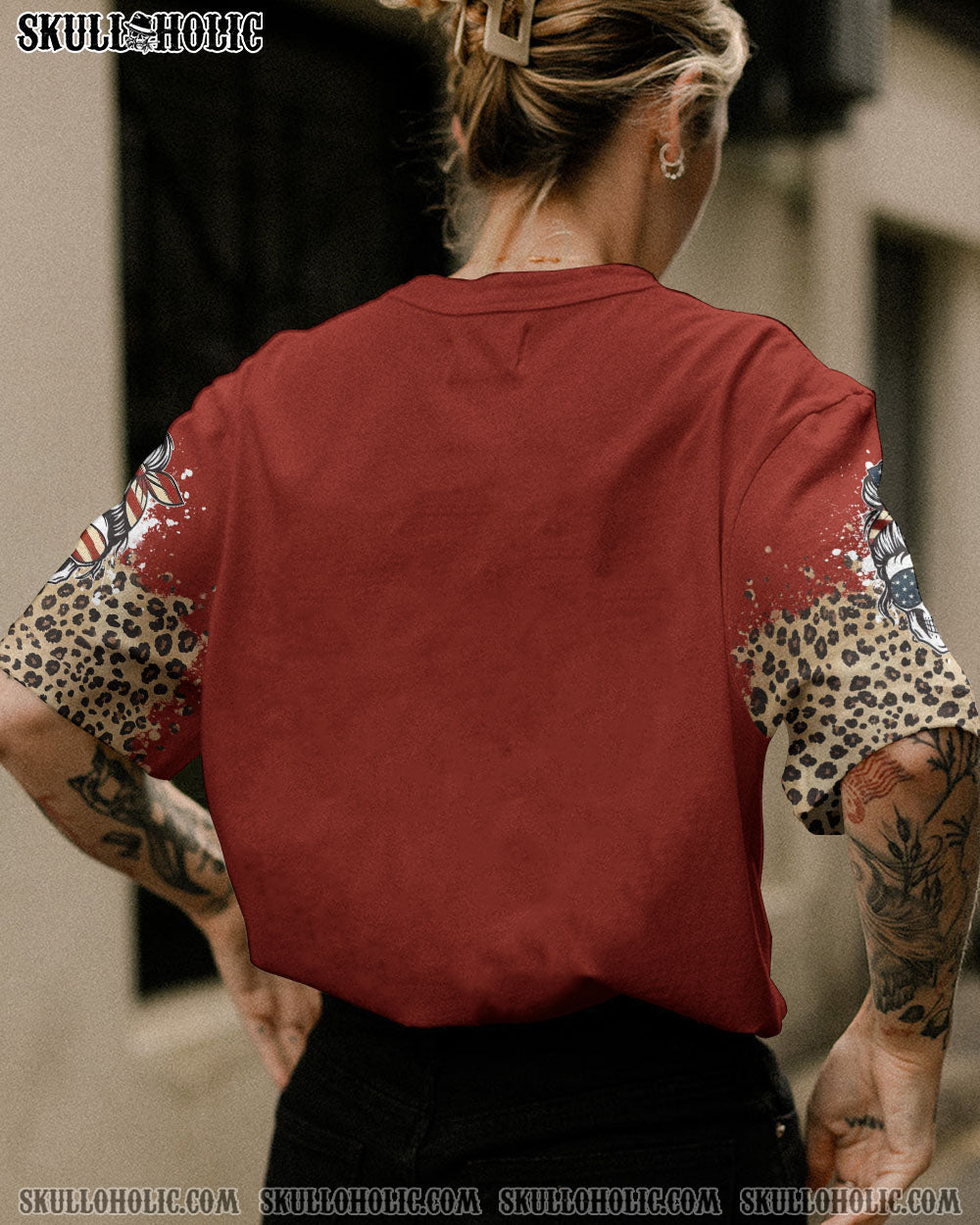 ZERO FCKS GIVEN LEOPARD FLAG ALL OVER PRINT - YHHG2911221