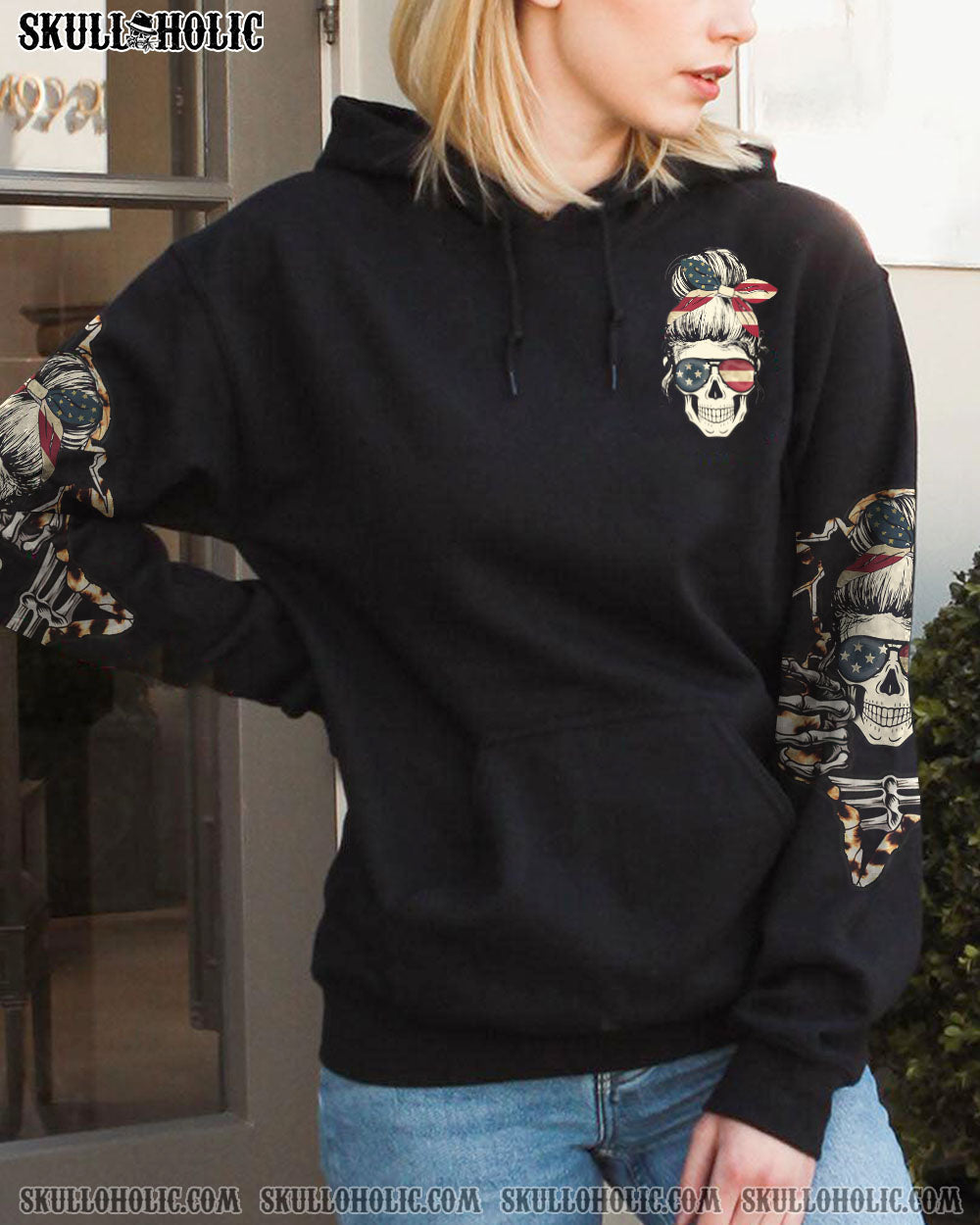 DON'T TRY TO FIGURE ME FLAG ALL OVER PRINT - TLTW2111224