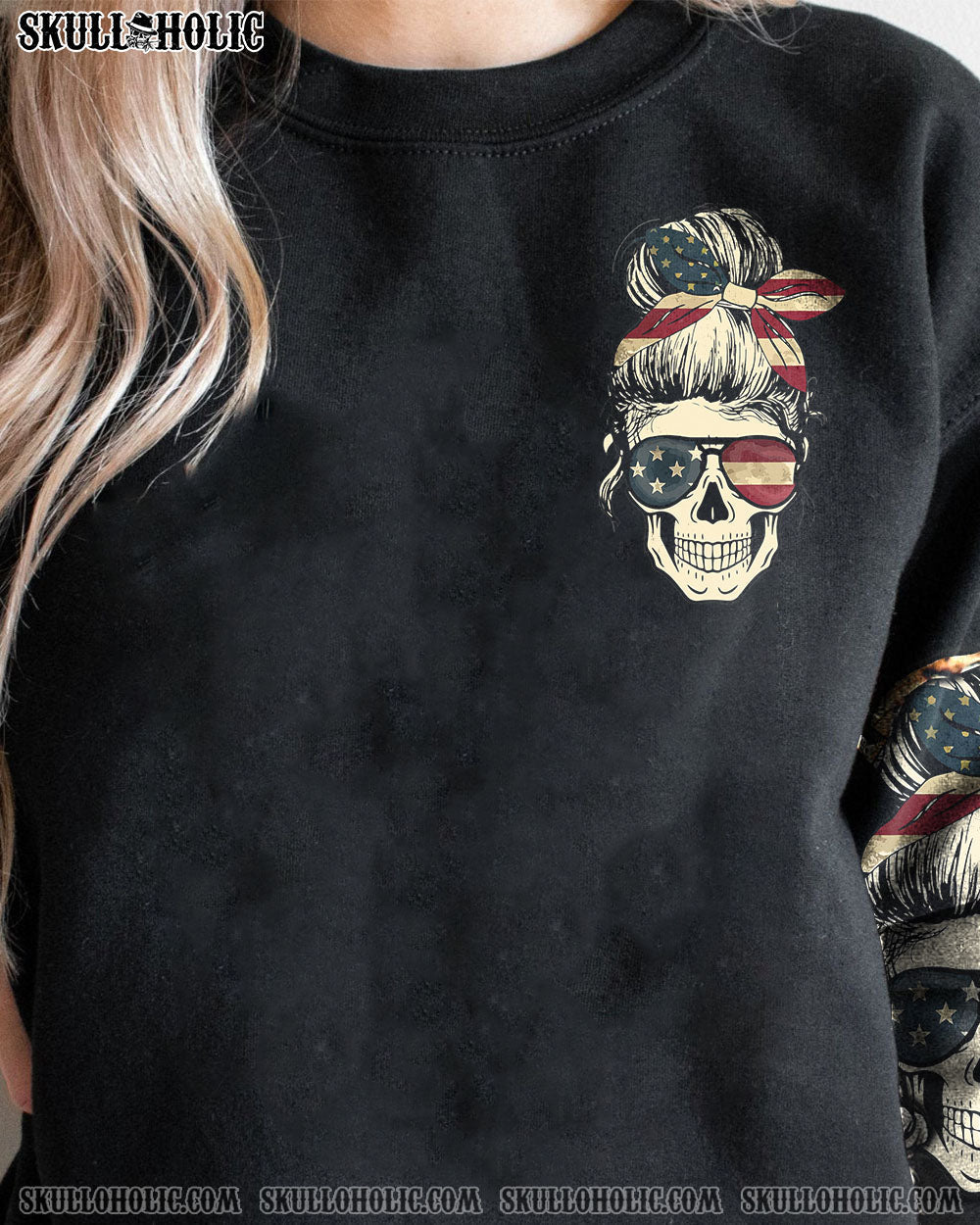 DON'T TRY TO FIGURE ME FLAG ALL OVER PRINT - TLTW2111224