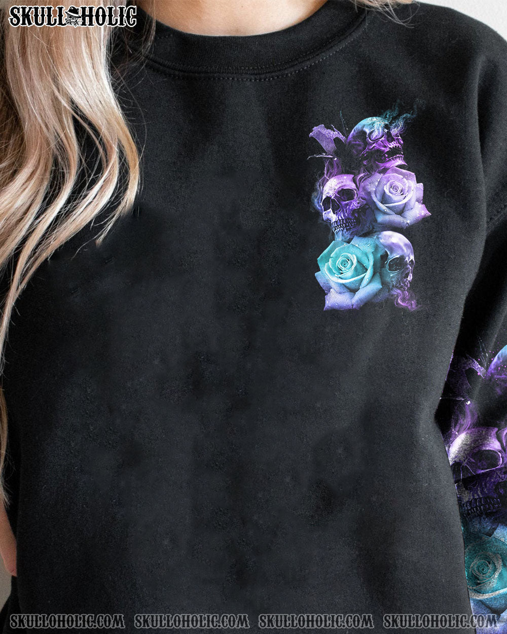 IF YOU THINK I'M A B 3 SKULLS ROSE ALL OVER PRINT - TLNO0111221