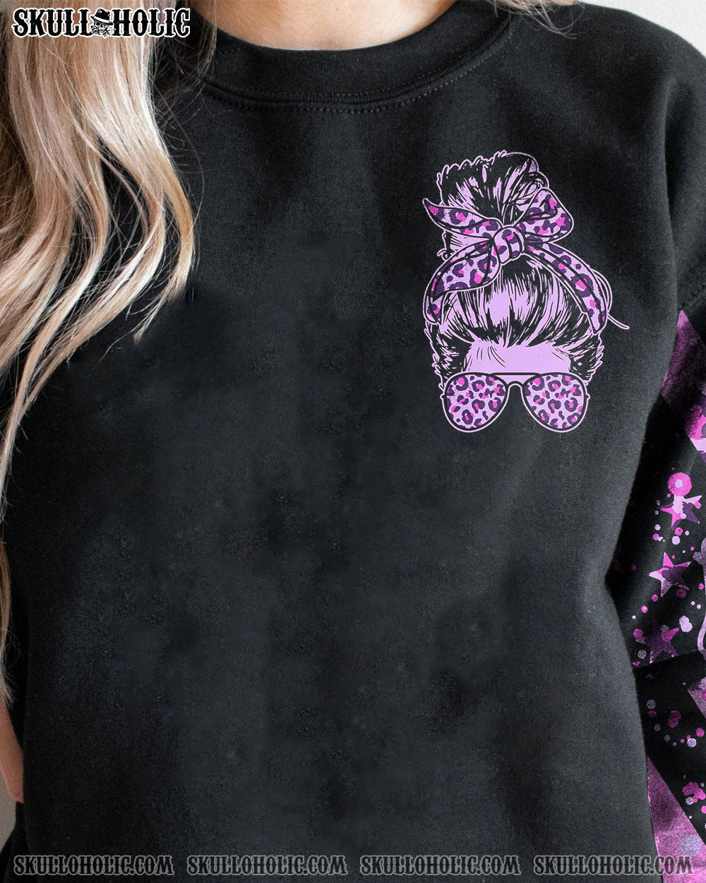 TO THAT B WITH MY NAME MESSY BUN FLAG ALL OVER PRINT - TLTR1912222