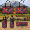 EVIL HEART LEATHER HANDBAG