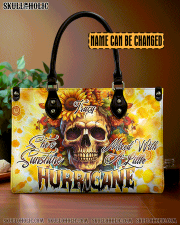 SHE IS SUNSHINE MIXED A LITTLE HURRICANE TIE DYE LEATHER HANDBAG - TYTD0204242