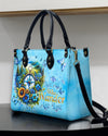 Not All Who Wander Are Lost Leather Handbag