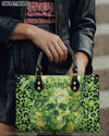 SKULL BUTTERFLY LEOPARD LEATHER HANDBAG - TYTD0404241