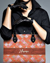 Sparkles Mermaid Pattern Leather Handbag