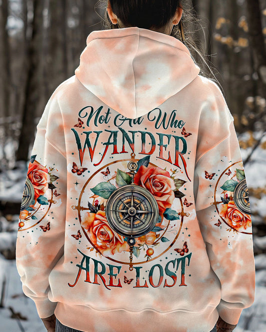 NOT ALL WHO WANDER ARE LOST COMPASS ALL OVER PRINT - TYTM2511242