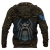 Odin Raven Golden Pattern Viking