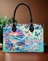 Salty Soul Turtle Leather Handbag