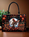 KARMA FAIRY SKELETON ROSE MOON LEATHER HANDBAG - TLNO2903243