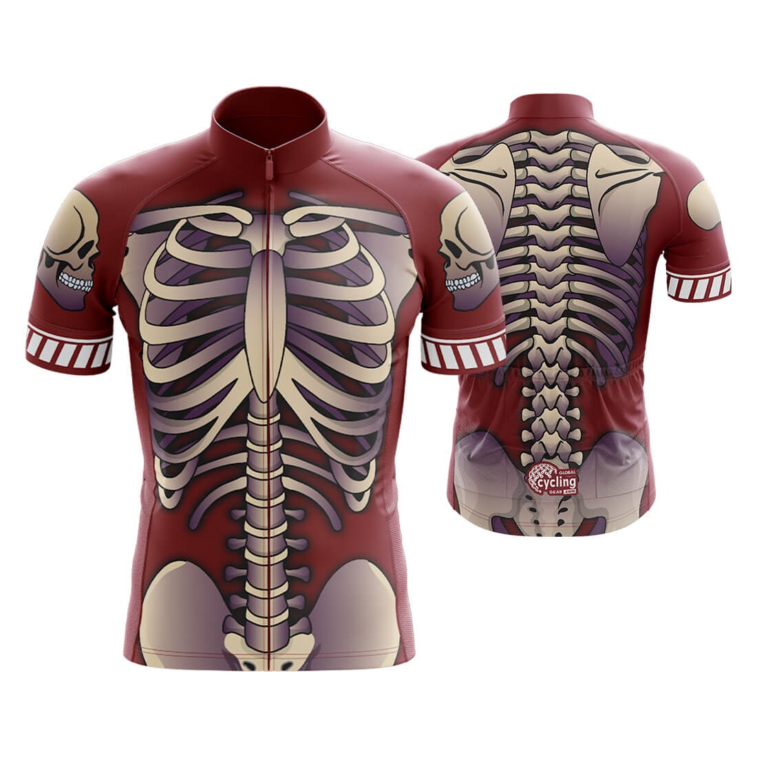 Skeleton Cycling Jersey for Men