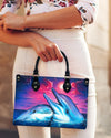 Bigcrowns DOLPHIN LOVE BEACH LEATHER HANDBAG G0609241