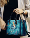 Mermaid And Dolphin Leather Handbag