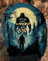 Not All Who Wander Are Lost Bigfoot Mountain All Over Print