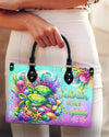 Saltwater Heals Everything Turtle Leather Handbag