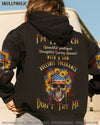 I'M A B DON'T TRY ME SUNFLOWER SKULL FLAG ALL OVER PRINT - TLNT1505232
