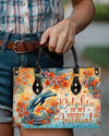 Dolphin Is My Spirit Animal Leather Handbag