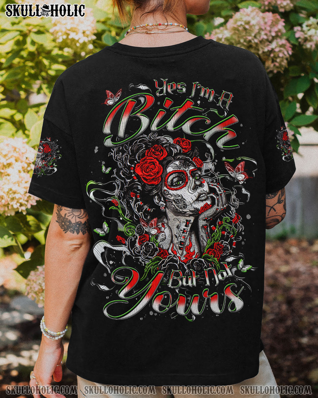 YES I'M A B BUT NOT YOURS ALL OVER PRINT - YHLT0104252